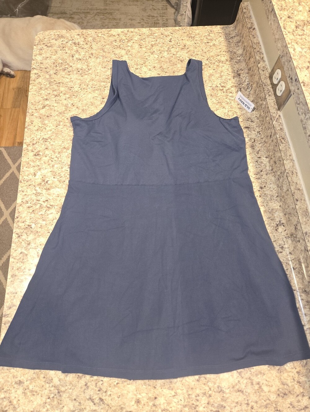 NWT OLD NAVY STUDIO SMOOTH ACTIVE DRESS SIZE XL, NAVY